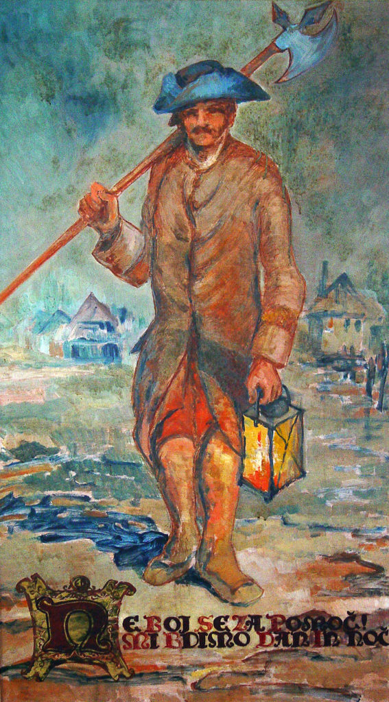 Nočni stražar v srednjem veku